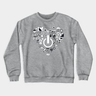 Gamer heart Crewneck Sweatshirt